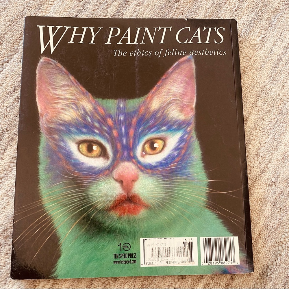 Why Paint Cats Feline Aesthetics Soft Cover Book